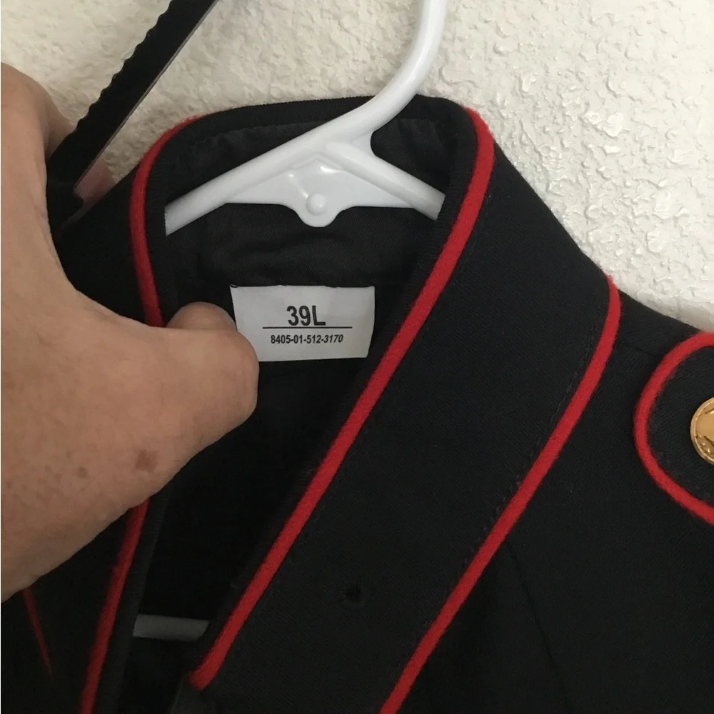 Marine Corps dress blue uniform set jacket size 39 long - Picture 2 of 8